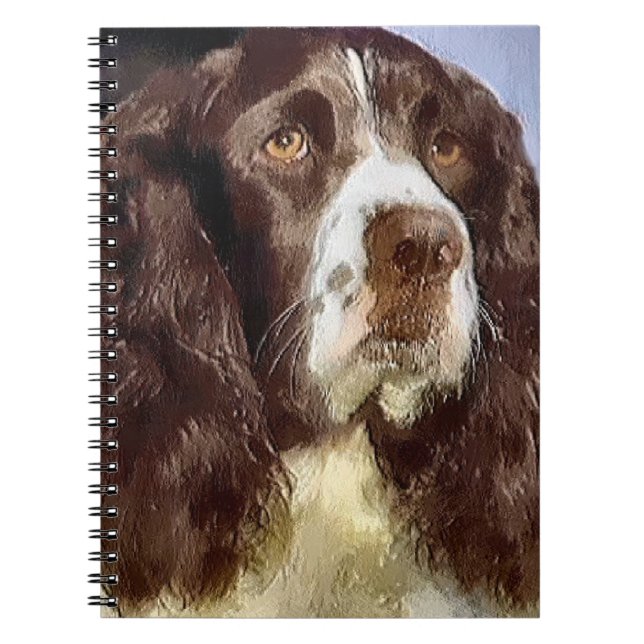 English Springer Spanisch Art Notizblock (Vorderseite)