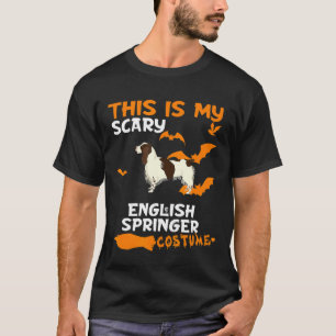 English Springer Spanisch Costume Halloween Lazy S T-Shirt