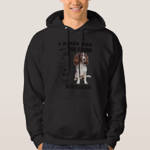 English Springer Spanisch Zitat Mama Vater Print,  Hoodie