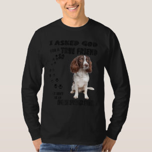 English Springer Spanisch Zitat Mama Vater Print,  T-Shirt