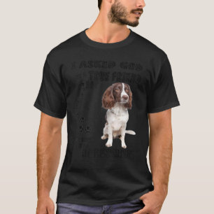English Springer Spanisch Zitat Mama Vater Print,  T-Shirt