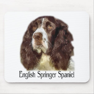 English Springer Spanish Art Gifts Mousepad