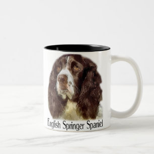 English Springer Spanish Art Gifts Zweifarbige Tasse