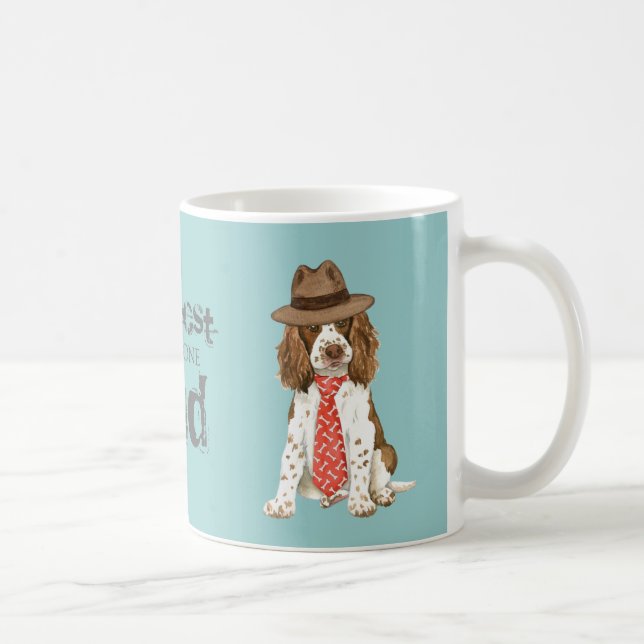 English Springer Vater Kaffeetasse (Rechts)