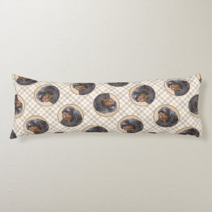 English Toy Spaniel Painting King Charles Dog Art Seitenschläferkissen