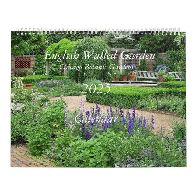 English Walled Garden 2025 Kalender (Titelbild)