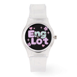 Englot Kawaii Blasenbuchstabe Armbanduhr