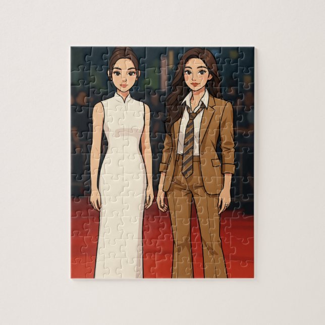 Englot Kazz Awards Premire, Engfa & Charlotte  Puzzle (Vertikal)