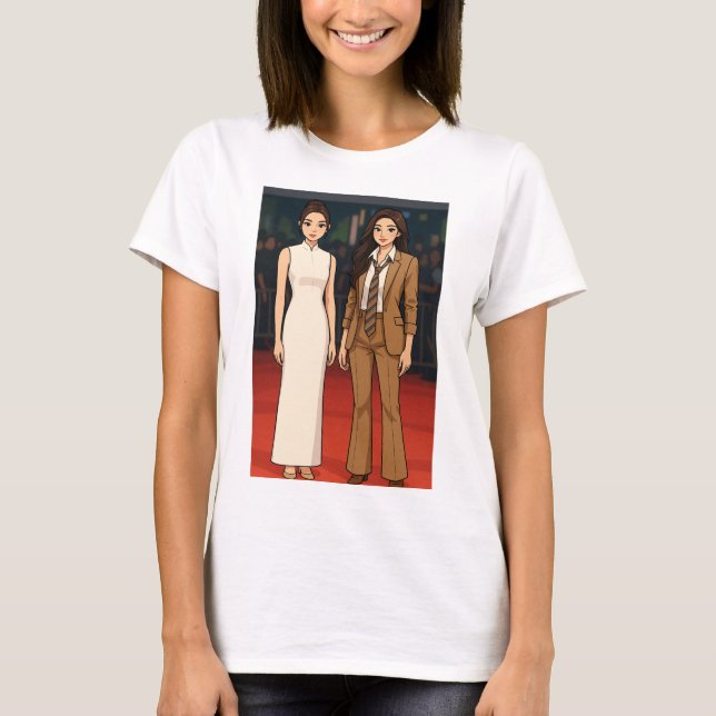 Englot Kazz Awards Premire, Engfa & Charlotte  T-Shirt (Vorderseite)