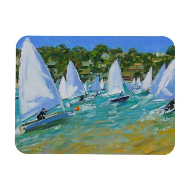 Engrboat Race Magnet (Horizontal)