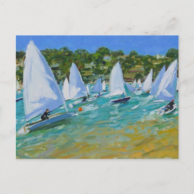 Engrboat Race Postkarte (Vorderseite)