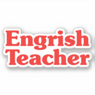 Engrish Teacher Aufkleber