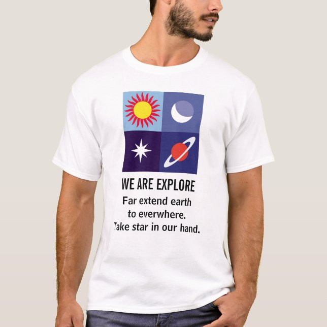 ENGRISH: wir sind erforschen! T-Shirt (Vorderseite)