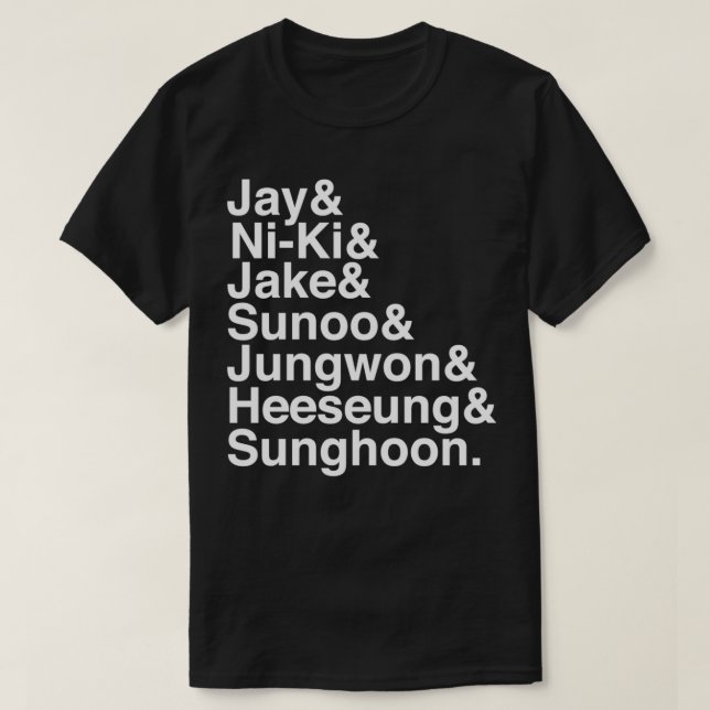 ENHYPEN KPop Korea Korea Boy Band Idol Artist ILa T-Shirt (Design vorne)