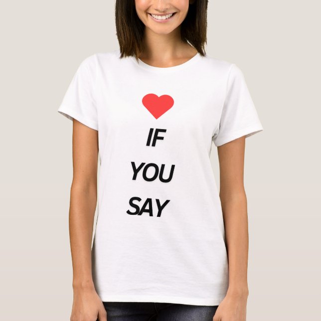 Enhyphen "if you say" T - Shirt (Vorderseite)