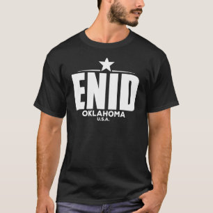 Enid Oklahoma Retro Vintag T-Shirt