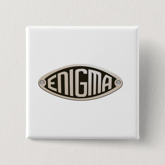 ENIGMA. 2. Weltkrieg, CODE BREAKERS, LOGO. Button (Vorderseite)
