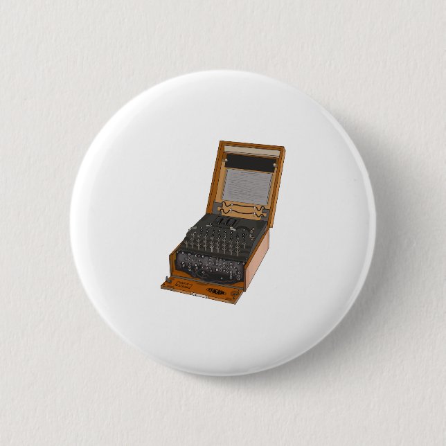 Enigma-Maschine Button (Vorderseite)