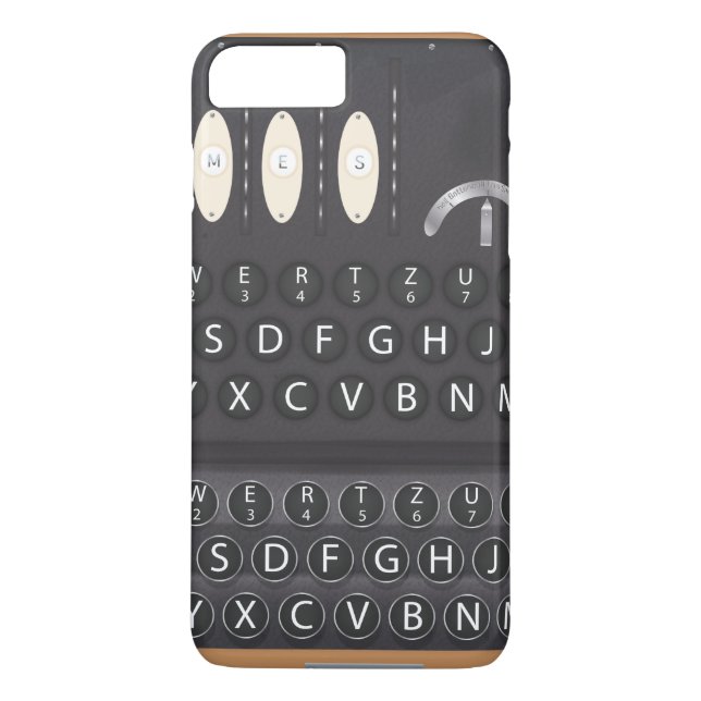 Enigma-Maschine Case-Mate iPhone Hülle (Rückseite)