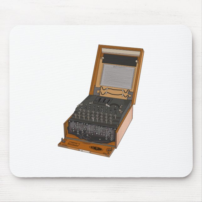 Enigma-Maschine Mousepad (Vorne)