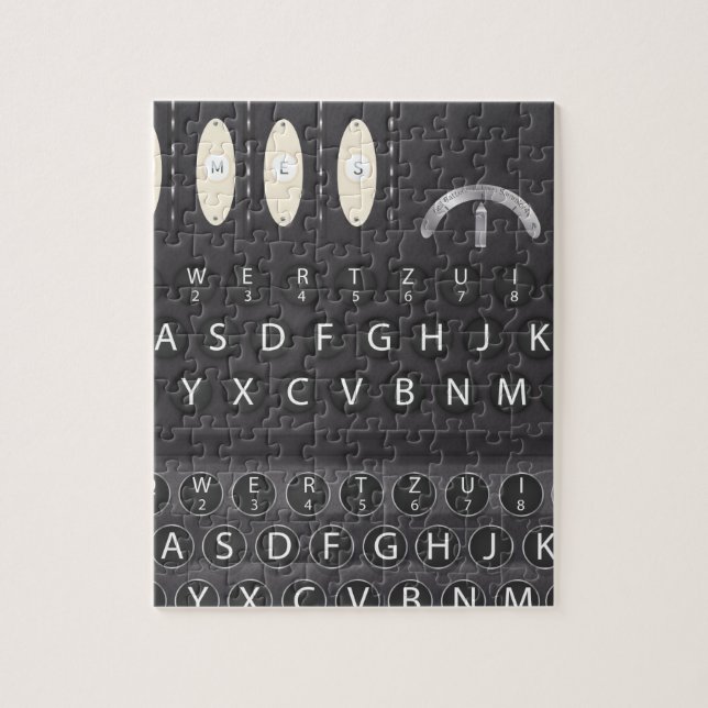 Enigma-Maschinentechnik Puzzle (Vertikal)