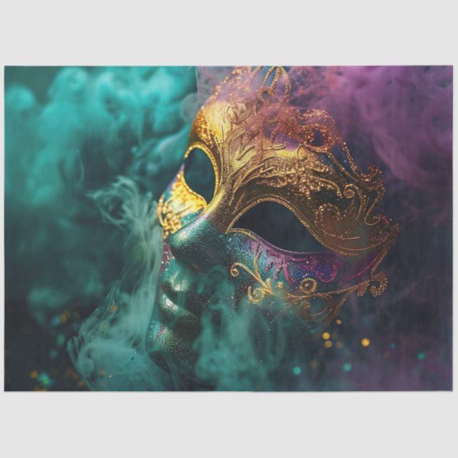 Enigma Masquerade Design Serie 8 Seidenpapier (Vorderseite)