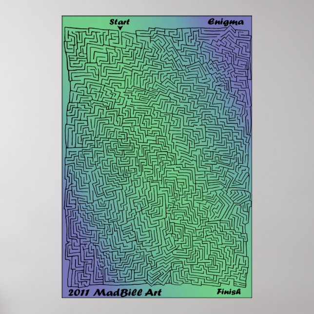 Enigma Maze Poster (Vorne)