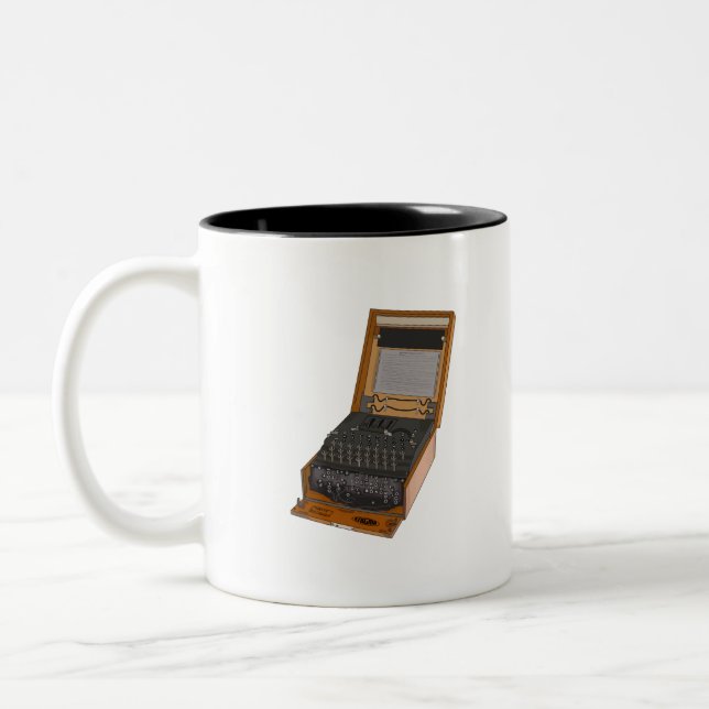 Enigma Zweifarbige Tasse (Links)