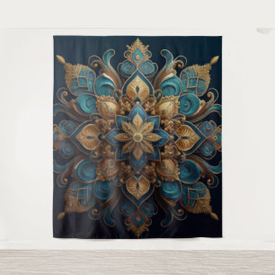 Enigmatic Medallion Tapestry Wandteppich