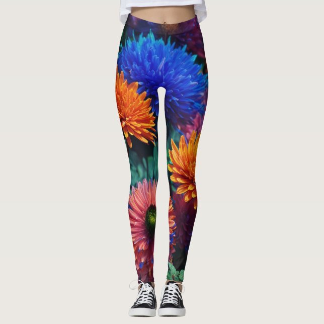 "Enigmatic Nature: 8K 3D AMOLED Phone Wallpaper, E Leggings (Vorderseite)
