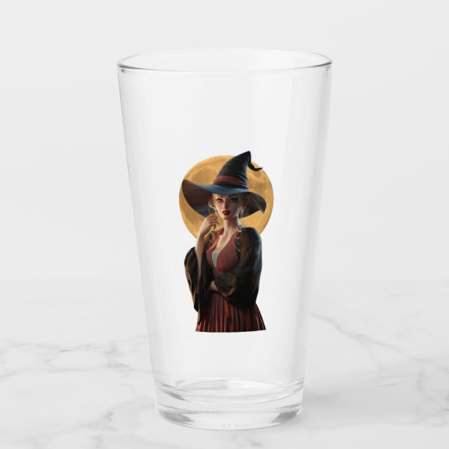 Enigmatischer Hexenkaffee Glas (Vorderseite)