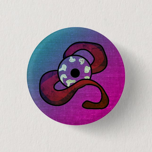 Enigmatisches Auge Button (Vorderseite)