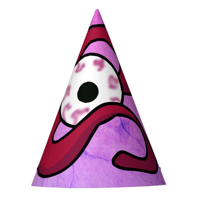 Enigmatisches Auge Partyhütchen (Vorderseite)