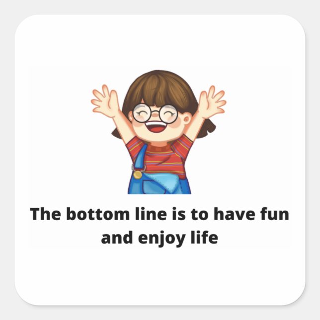 Enjoy Life - Stickers (Vorderseite)