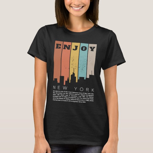 Enjoy New York Vintage T-Shirt (Vorderseite)