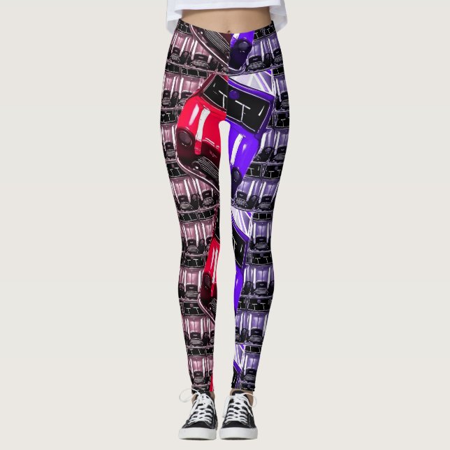 "Enjoy Racing Car" Leggings (Vorderseite)