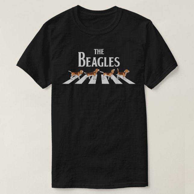 Enjoy The Beagles Squad Cool Funny Dogs Graphic Co T-Shirt (Design vorne)