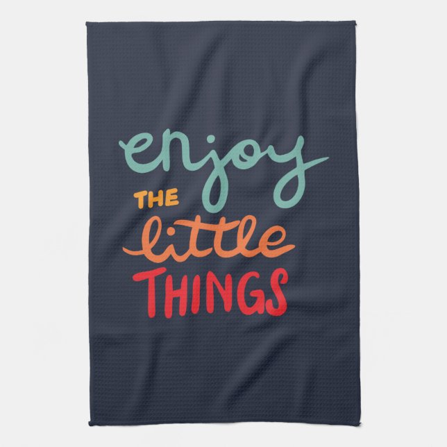 Enjoy the little things geschirrtuch (Vertikal)
