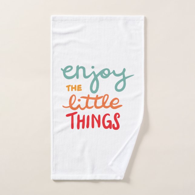 Enjoy the little things handtuch (Handtuch)