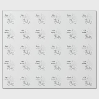  Enjoy the Ride: Minimalist DAILYMIEN Wrapping Pap Geschenkpapier