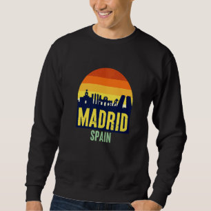 Enjoy Wear Cool Madrid Spanien Skyline Graphic 1 Sweatshirt
