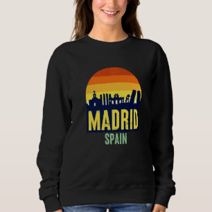 Enjoy Wear Cool Madrid Spanien Skyline Graphic 1 Sweatshirt
