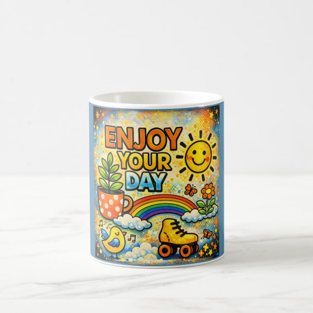 Enjoy Your Day Mug Kaffeetasse (Mittel)