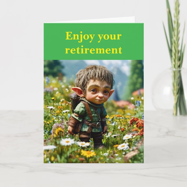 Enjoy your retirement. karte (Vorderseite)