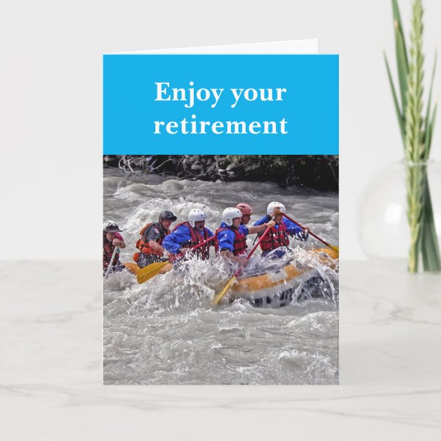Enjoy your retirement. karte (Vorderseite)