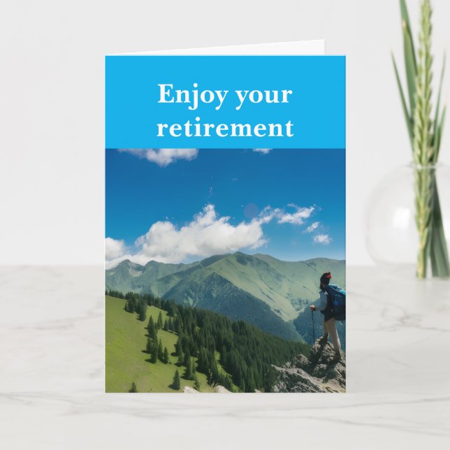 Enjoy your retirement. karte (Vorderseite)