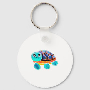 Enkaustische Malschildkröte Copy Schlüsselanhänger
