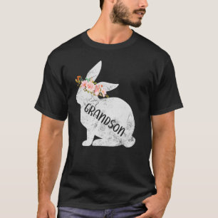 Enkel Hase passende Familie floral Hase Kaninchen T-Shirt