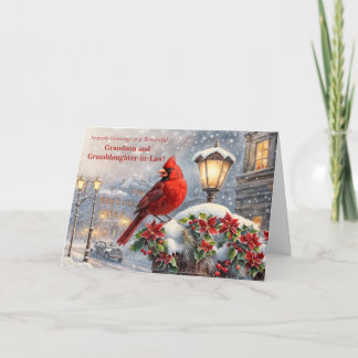 Enkel und Schwiegertochter Weihnachten Karte