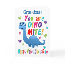 Enkel Valentinstag Dinosaurier